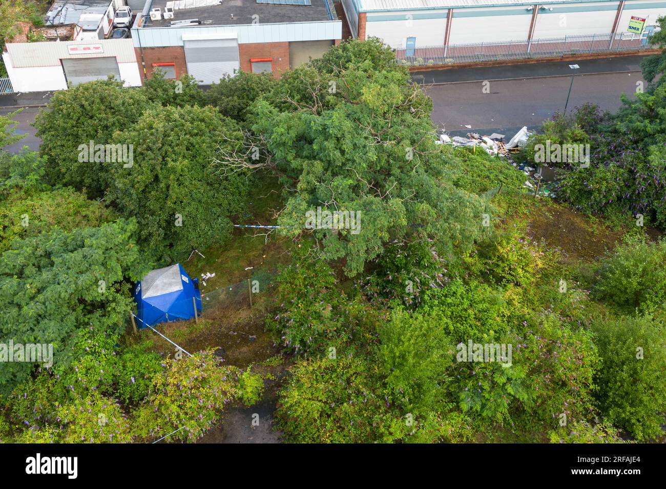 Freeth Street, Birmingham, 2nd August 2023 West Midlands Police have