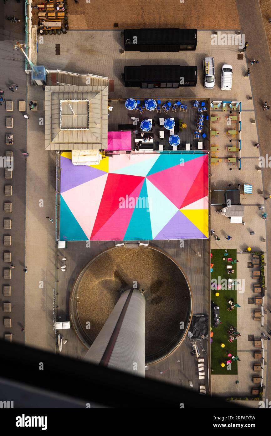 August 1st 2023 View from the pod of the new Roller Rink at Brighton