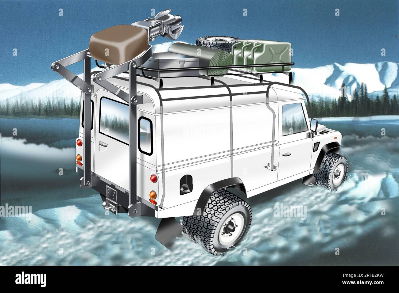 Land Rover 110 Prototypes Land rover defender 110 td5 hi-res stock photography and images - Alamy