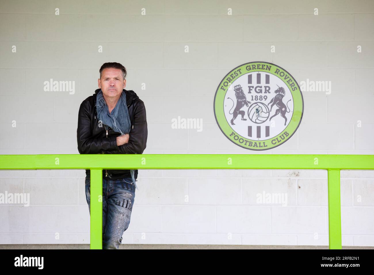 Portrait of Dale Vince, Founder of Ecotricity, Stroud and chairman of ...