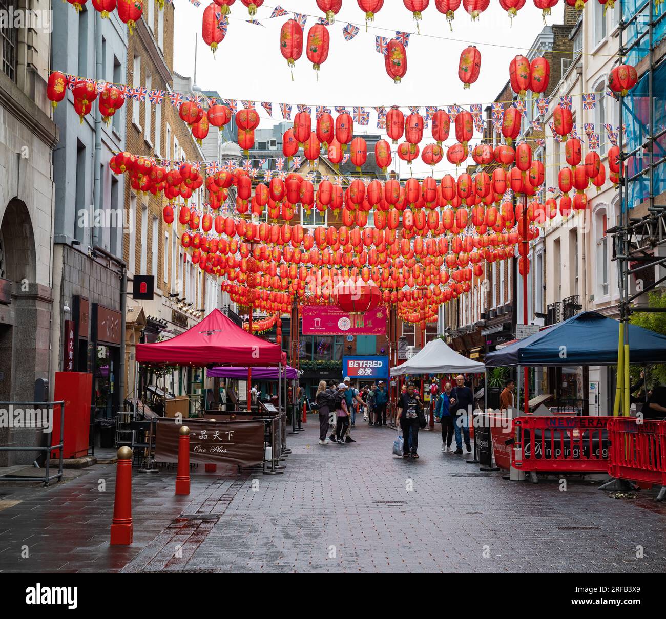Chinatown in London, UK Stock Photo