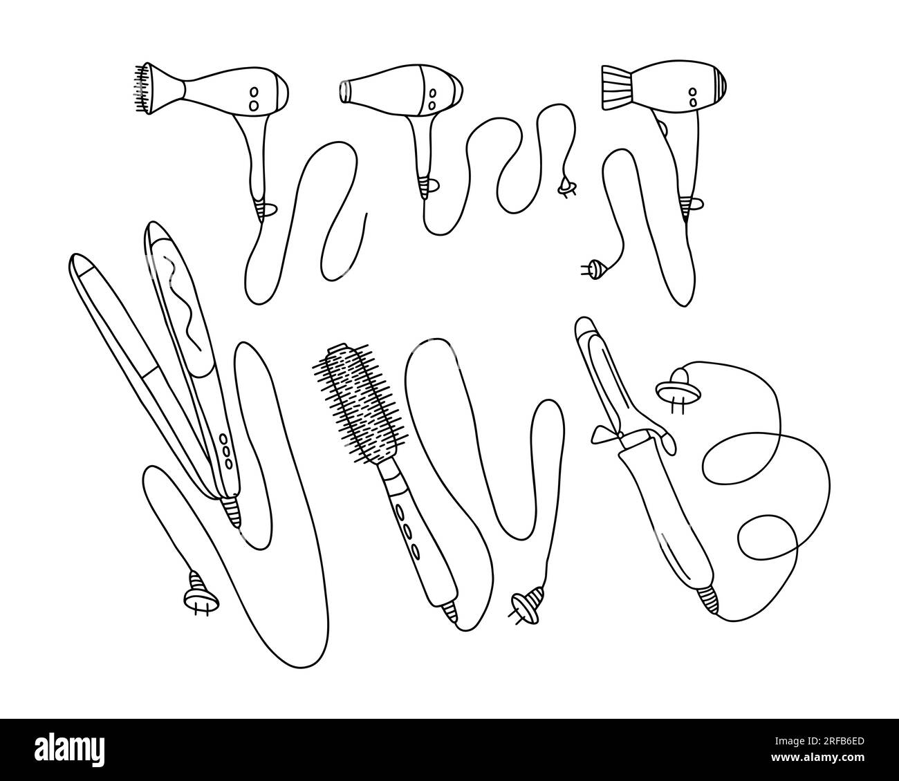 Hand drawn vector electric equipment Stock Vector