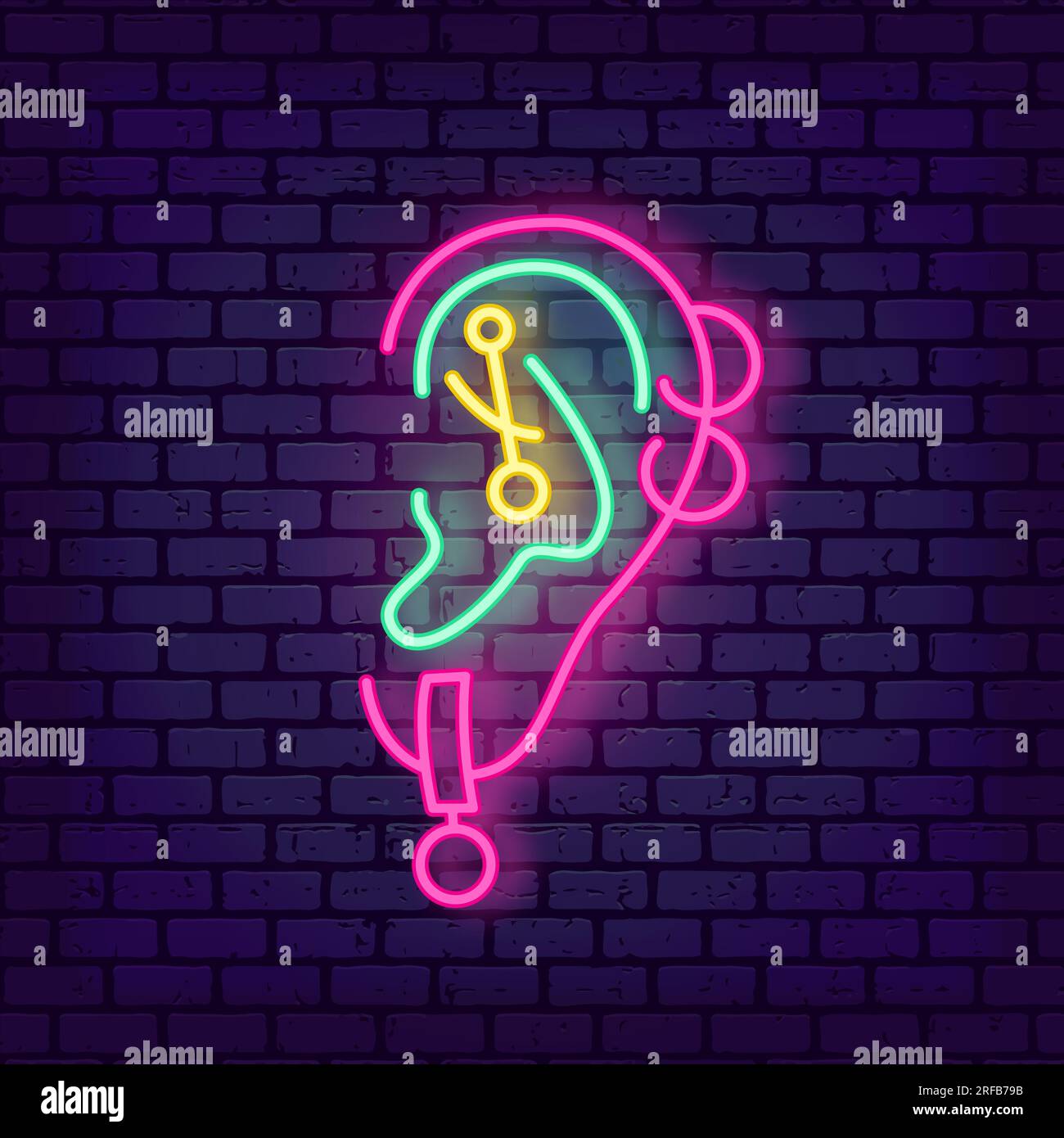 vector-piercing-studio-neon-light-sign-pierced-ear-stock-vector-image