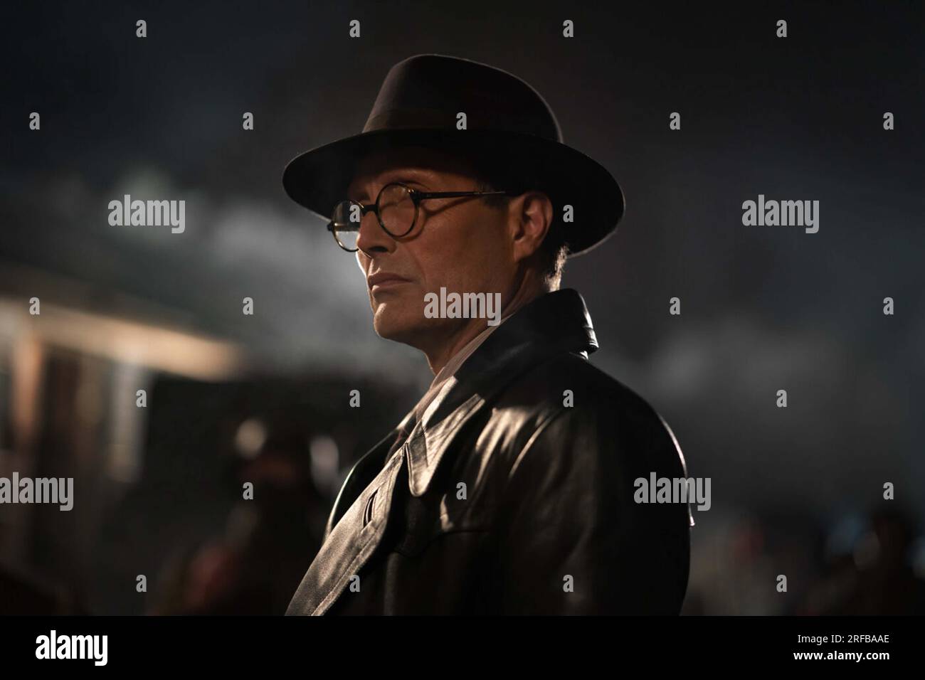INDIANA JONES AND THE DIAL OF DESTINY (2023) MADS MIKKELSEN  JAMES MANGOLD (DIR)  WALT DISNEY STUDIOS MOTION PICTURES/MOVIESTORE COLLECTION Stock Photo