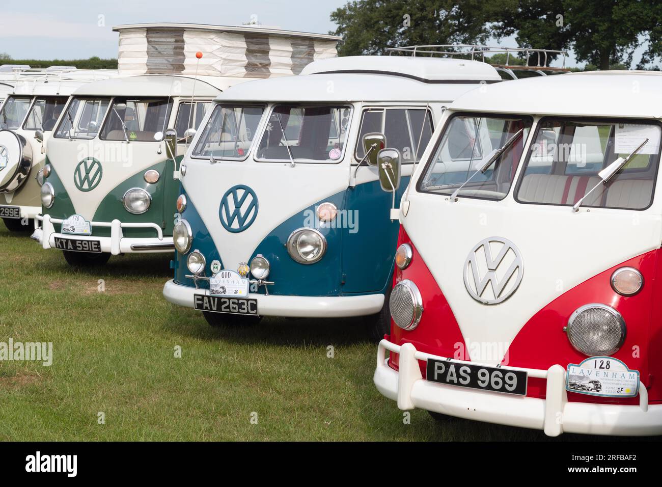 UK, England, Suffolk, Lavenham, Volkswagen Car Show Stock Photo