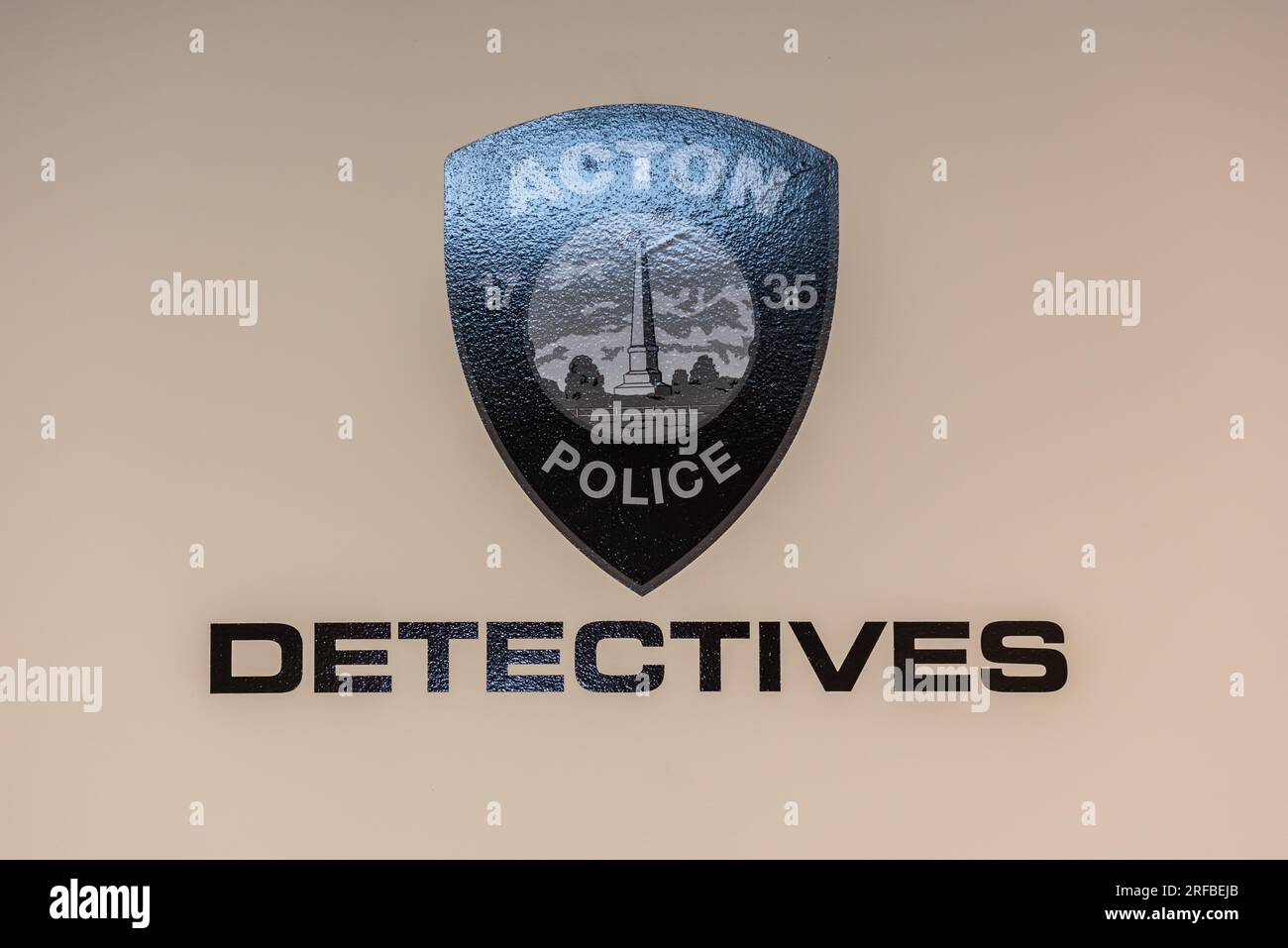 Acton Police’s National Night Out event Stock Photo Alamy