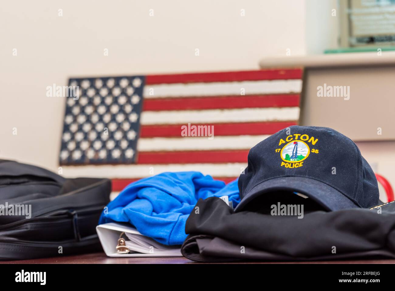 Acton Police’s National Night Out event Stock Photo Alamy