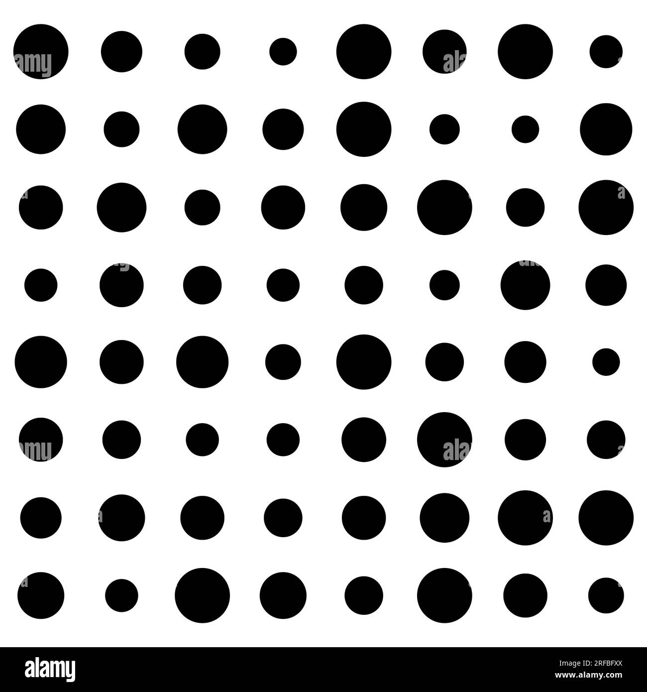 Dots Random Halftone Effect Black Square Stock Photo Alamy