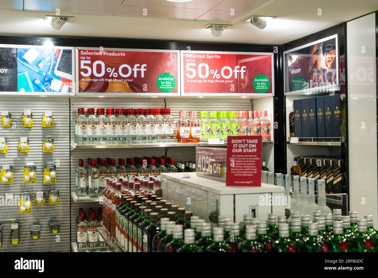 Duty Free Area, Bristol International Airport, UK Stock Photo Alamy