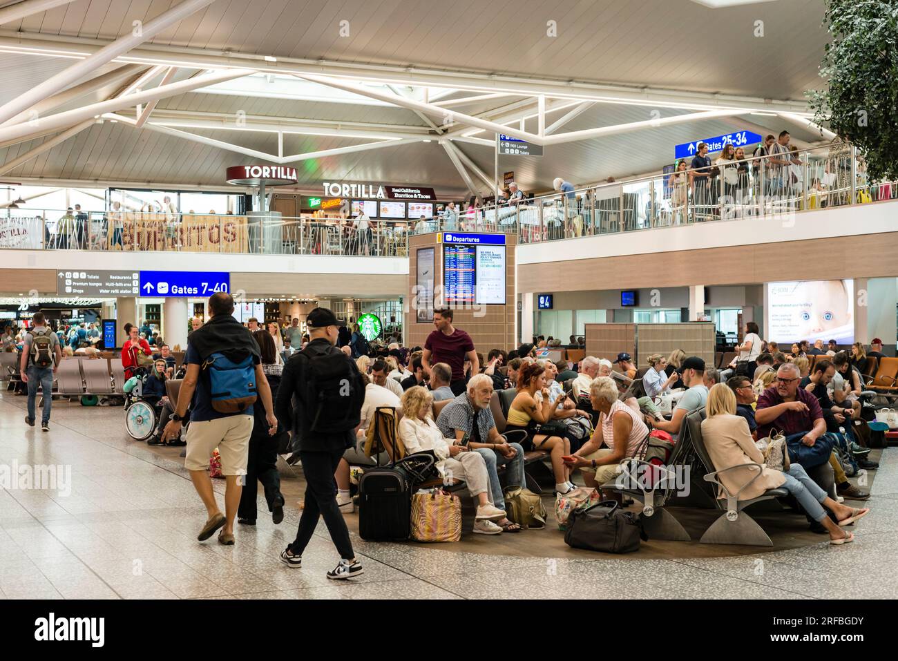 Departure Lounge, Duty Free Area, Bristol International Airport, UK
