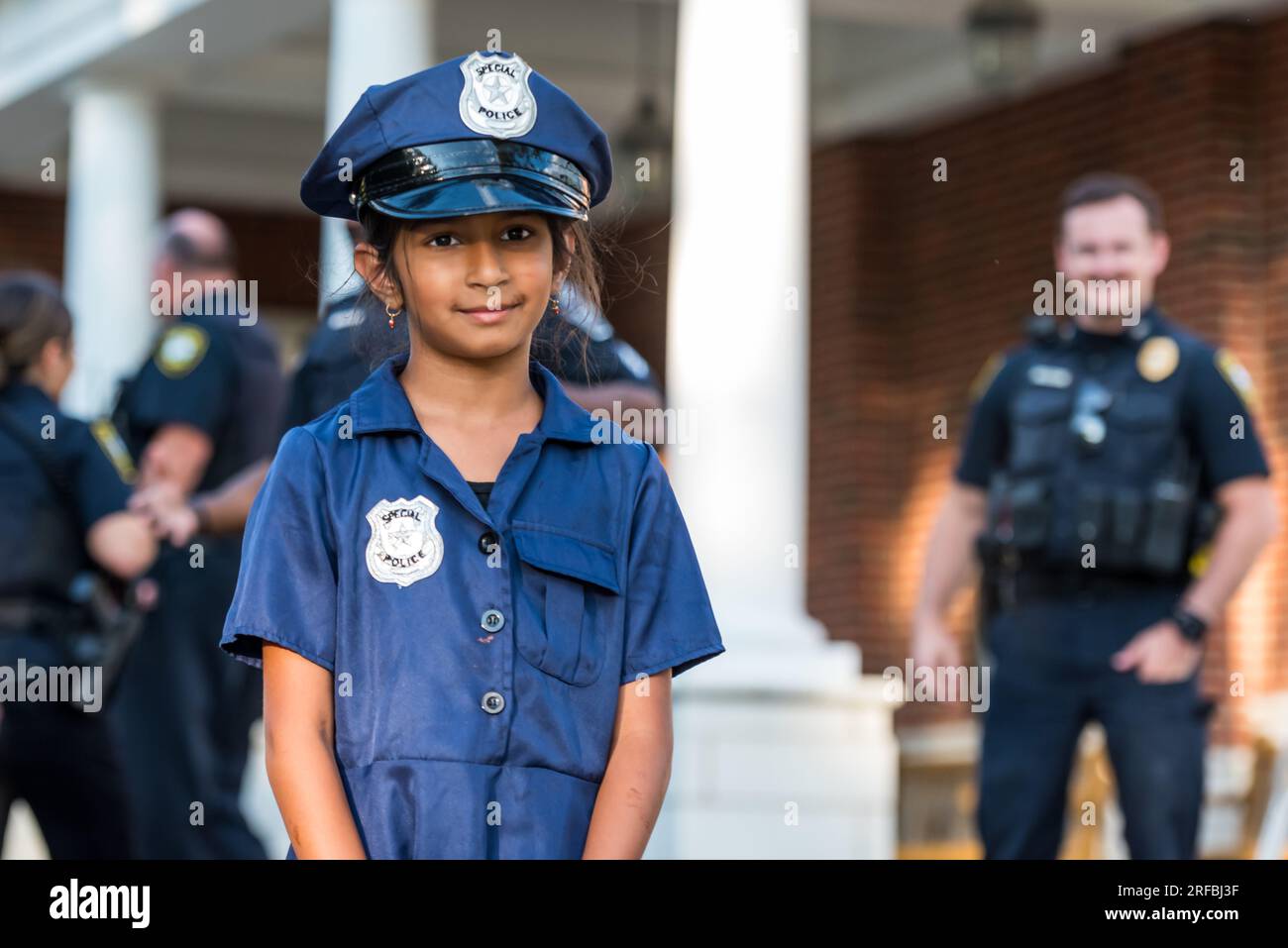 Acton Police Department ‘s National Night Out event Stock Photo Alamy