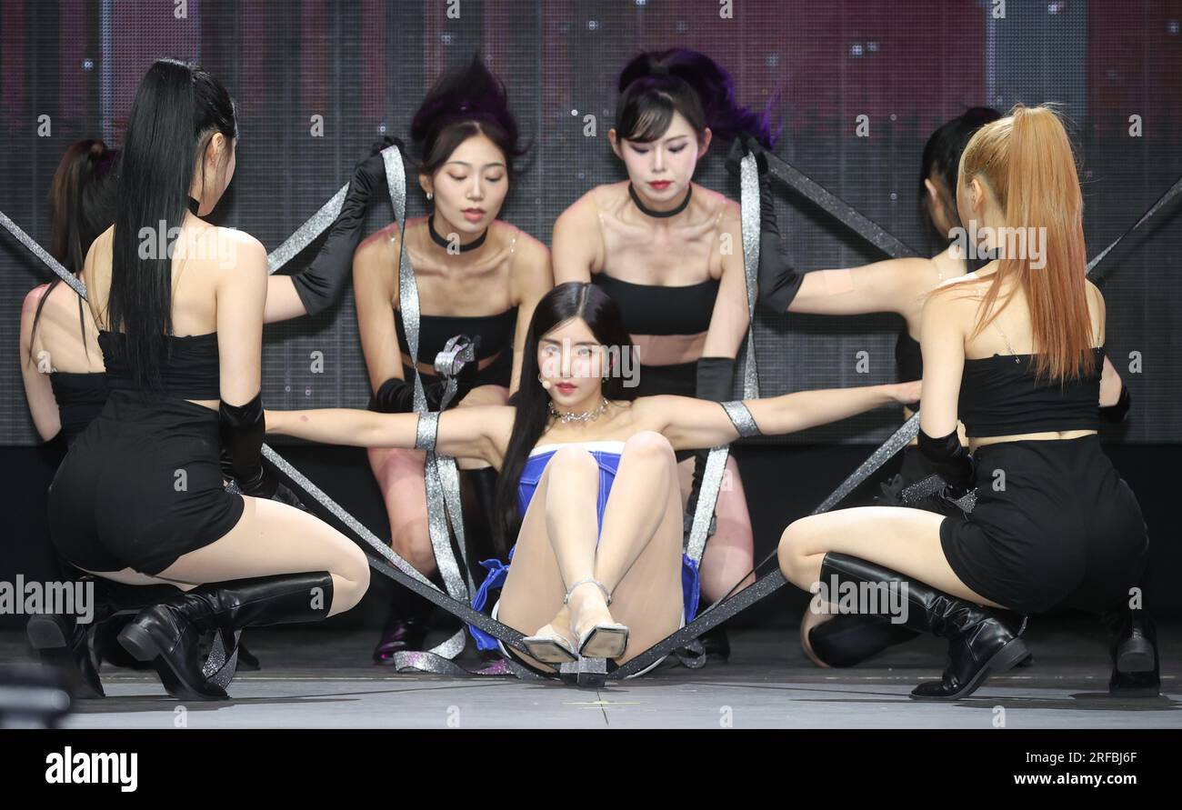 02nd Aug, 2023. S. Korean singer Kwon Eun-bi South Korean singer Kwon  Eun-bi performs during a showcase for her first single album The Flash in  Seoul on Aug. 2, 2023. Credit: YonhapNewcomAlamy