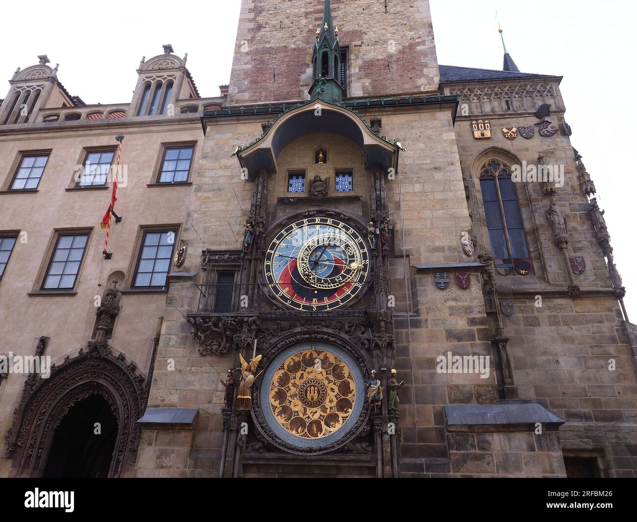 Prague Astronomical Clock, Old town of prague, czec Stock Photo