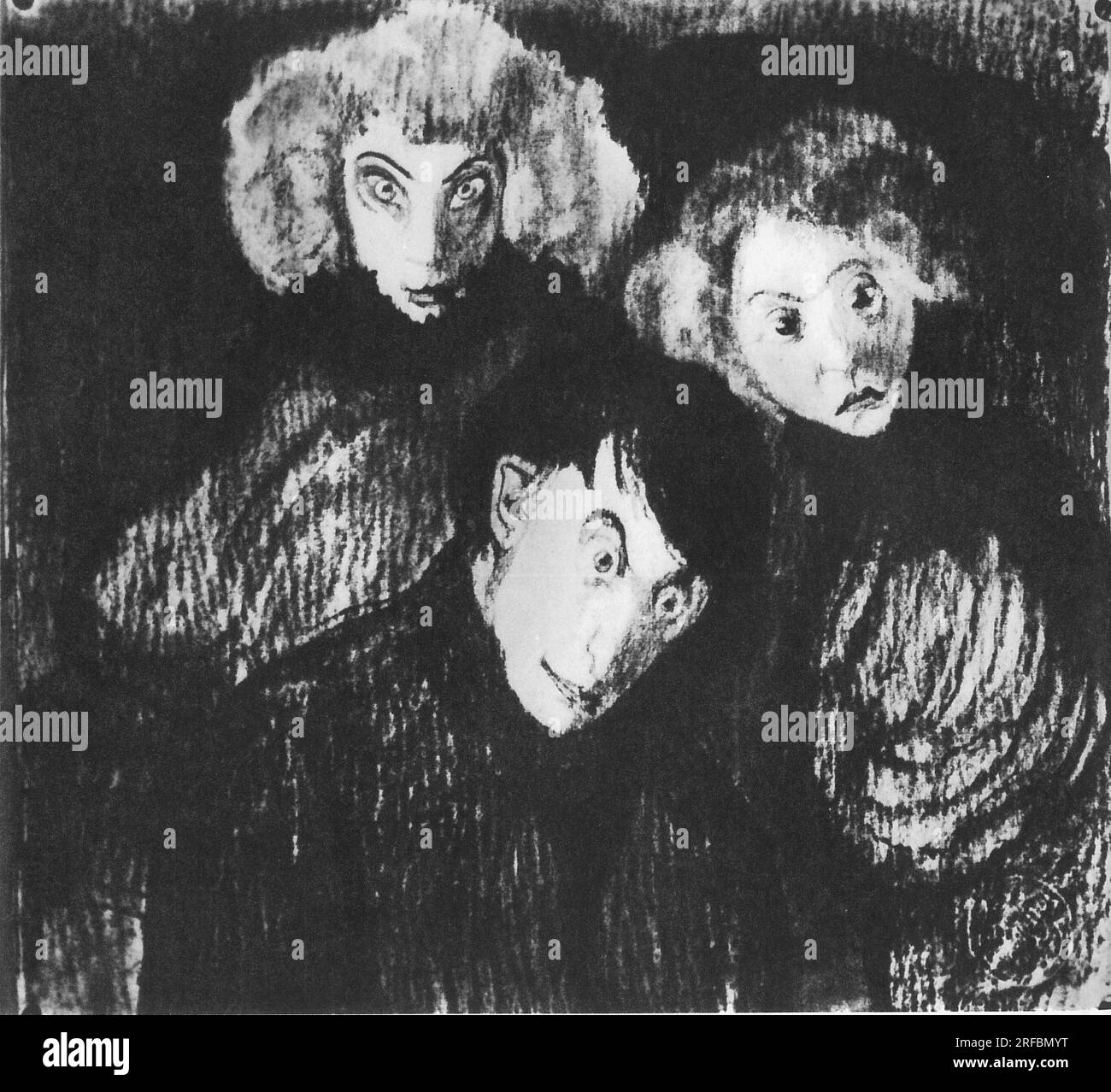 The wanderer and anxious women between circa 1908 and circa 1910 by ...