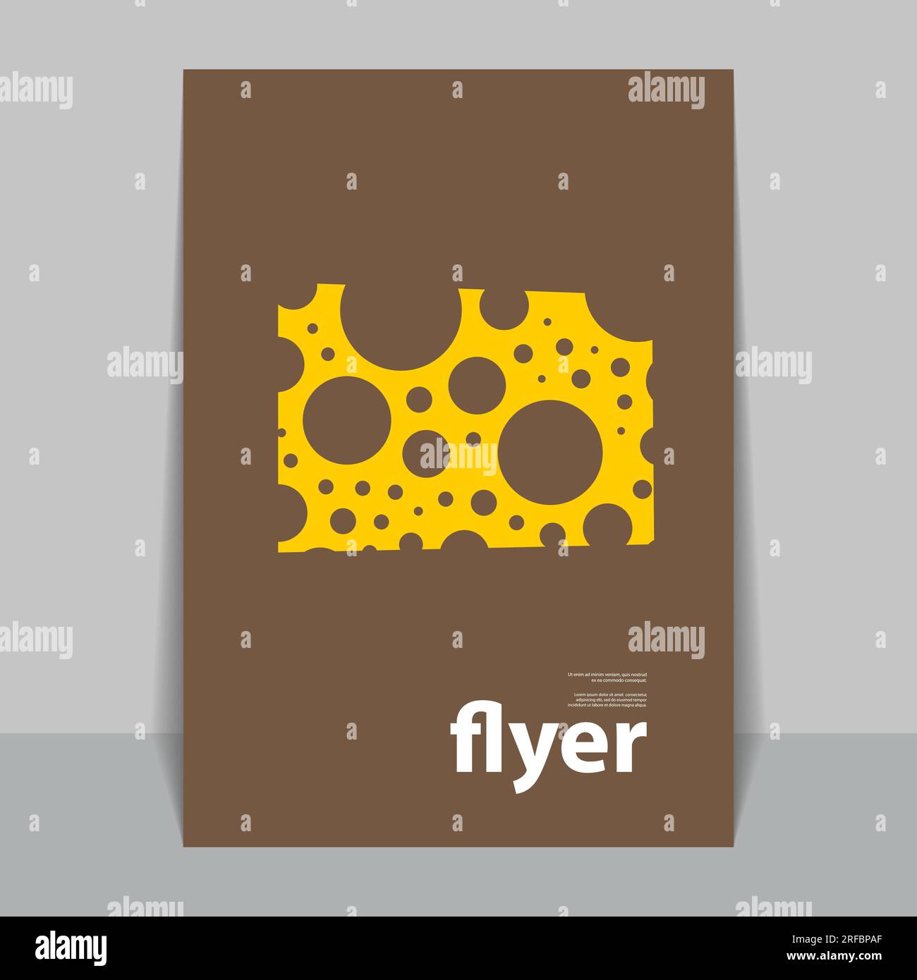 Flyer or Cover Design with Colorful Dotted Abstract Pattern Stock Vector