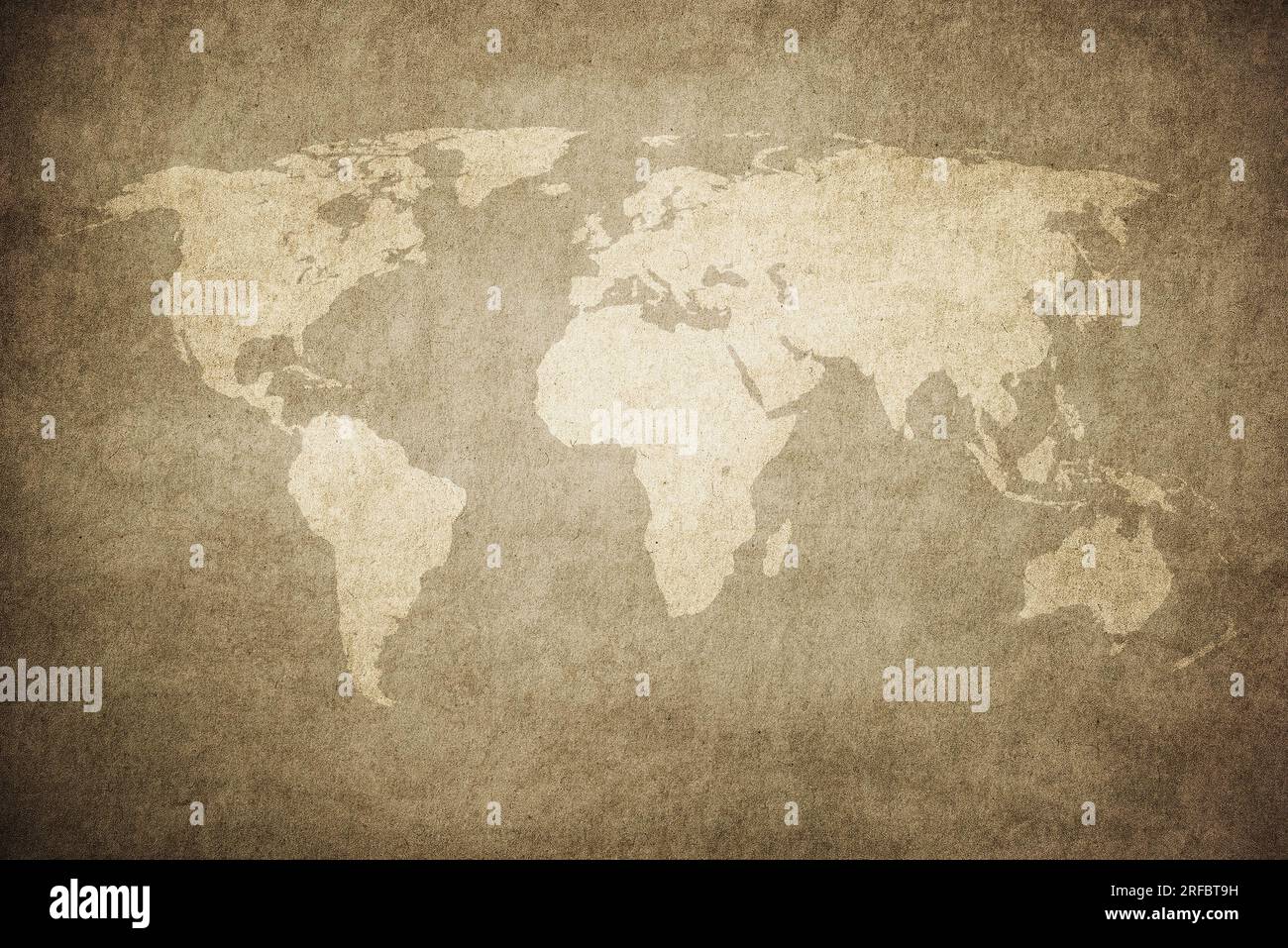 Old map of the world in grunge style. Perfect vintage background Stock ...