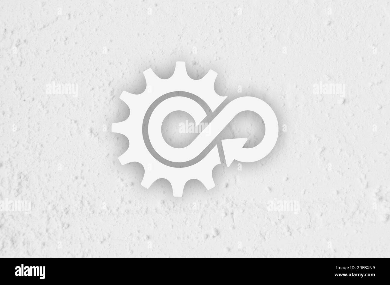 circular economy icons on white background Stock Photo - Alamy