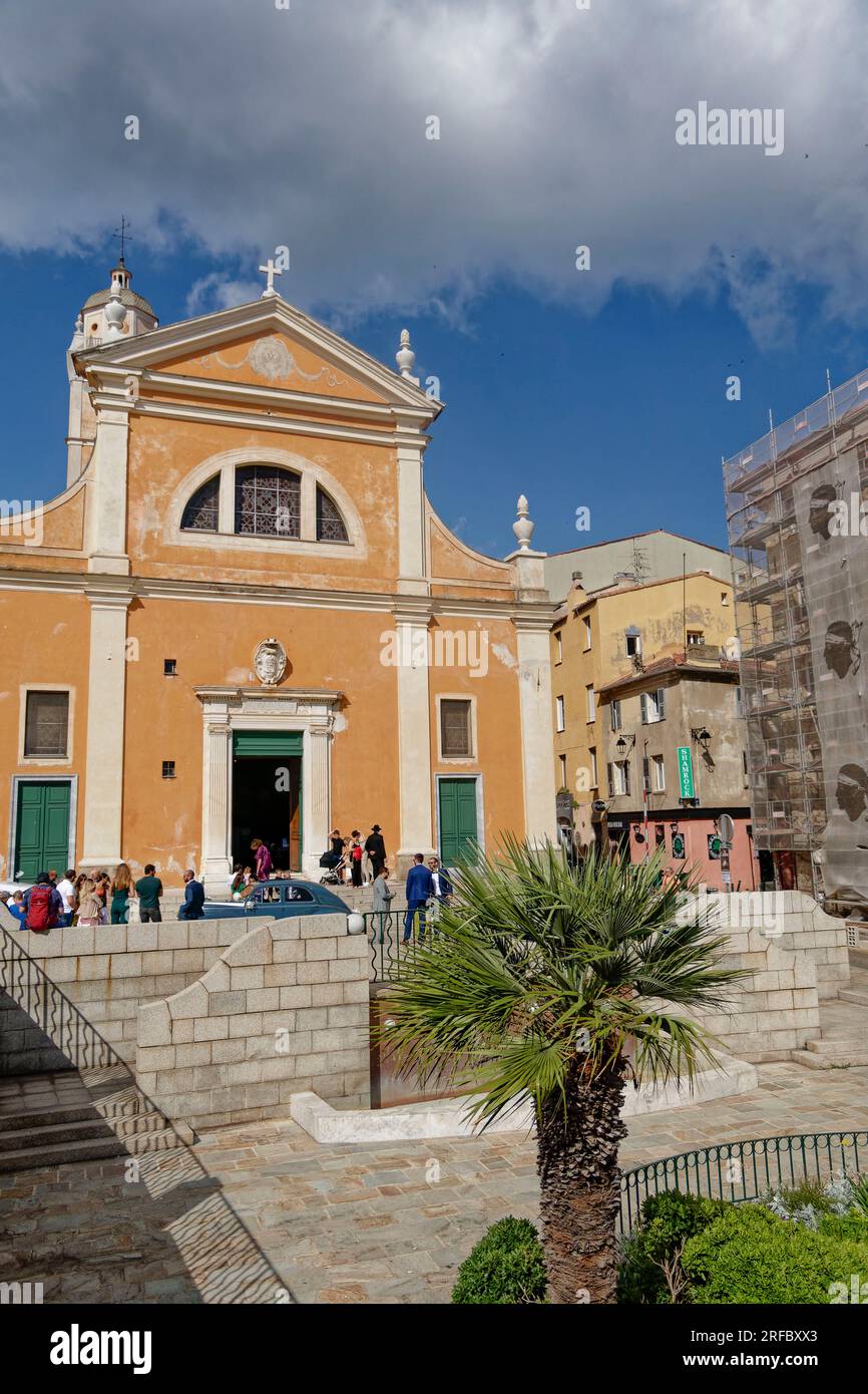 Ajaccio, Kirche, Korsika, Frankreich, Europa Stock Photo