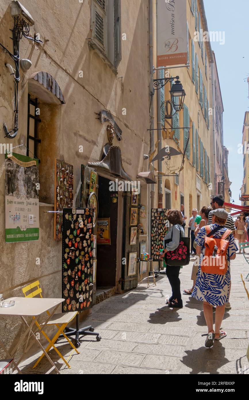 Casa Bonaparte, Rue Saint-Charles, bar, Museum, Ajaccio, Korsika, Frankreich, Europa Stock Photo