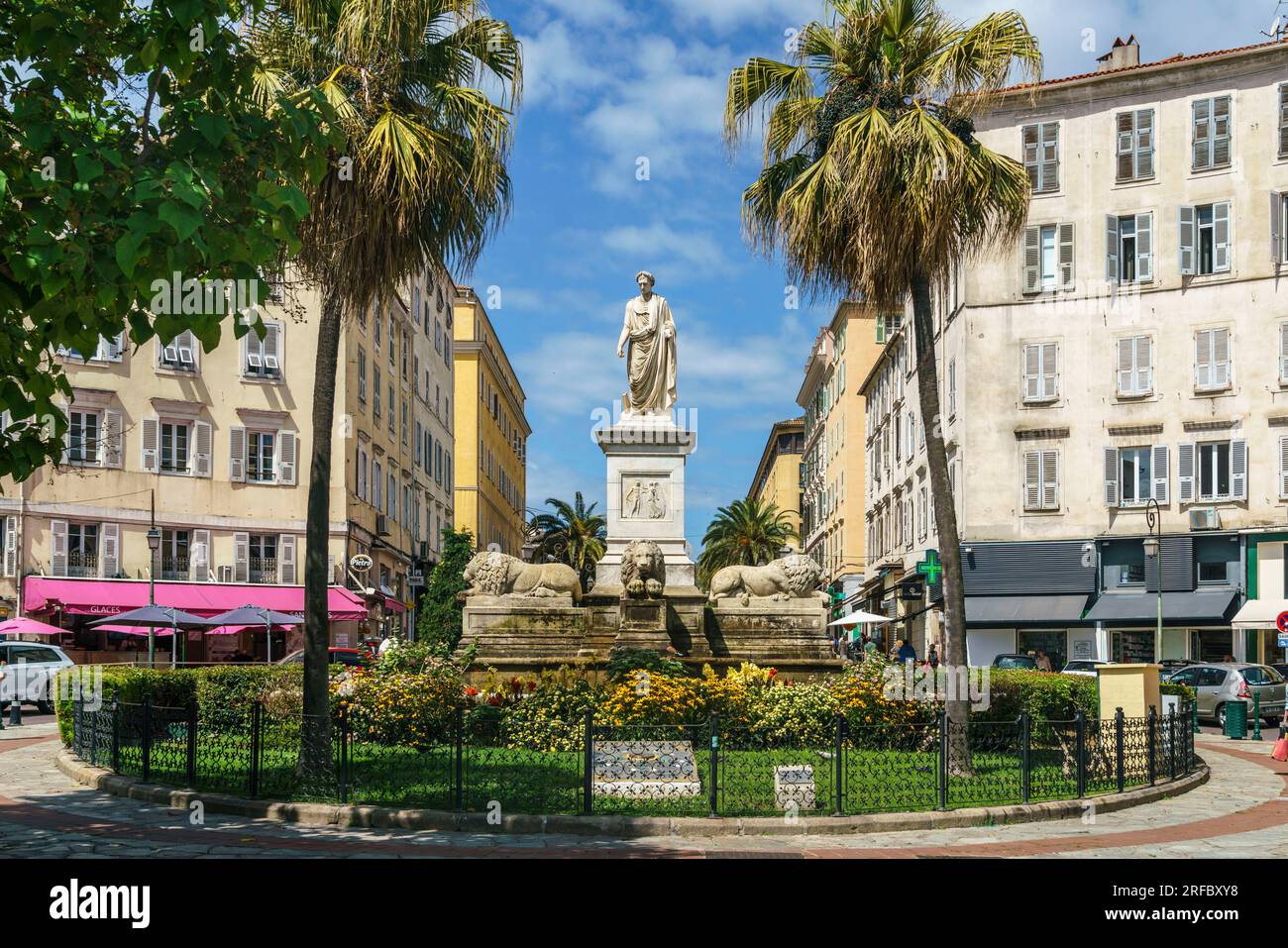 Ajaccio, Statue, Korsika, Frankreich, Europa Stock Photo