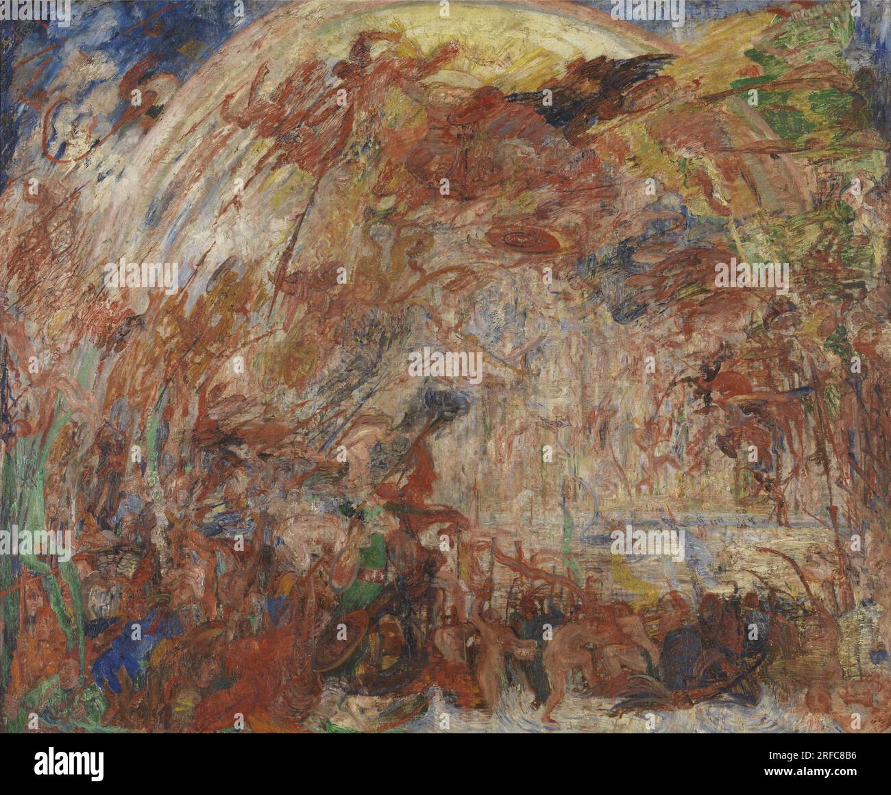 Fall of the Rebel Angels 1889 by James Ensor Stock Photo Alamy