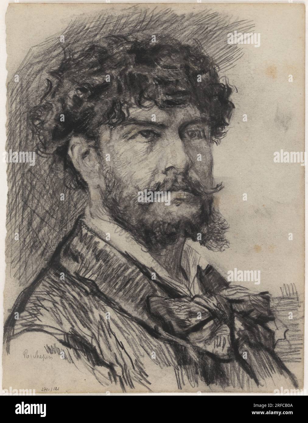 The Poet Jean Richepin by James Ensor Stock Photo