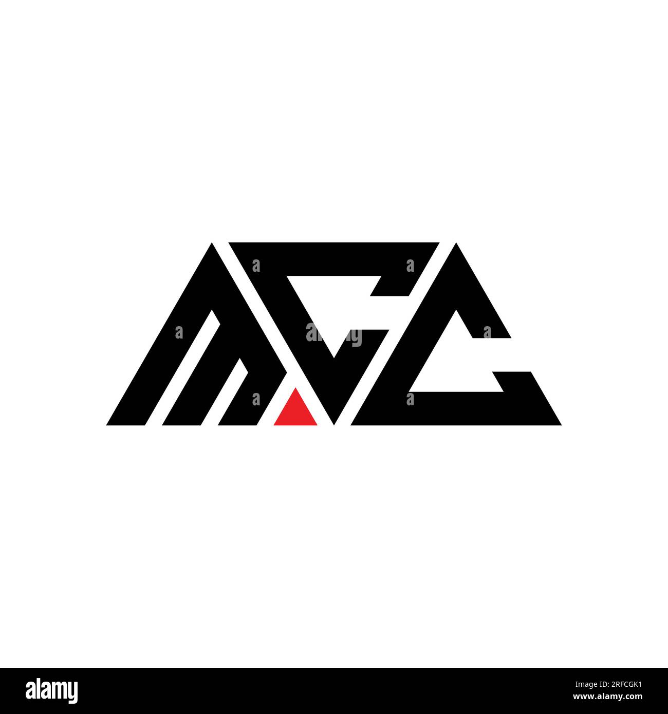 MCM triangle letter logo design with triangle shape. MCM triangle