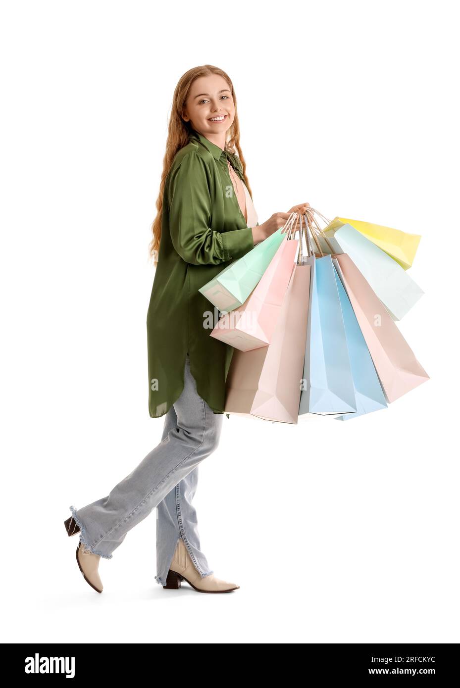 Woman Shoe Shopping Cut Out Stock Images And Pictures Alamy