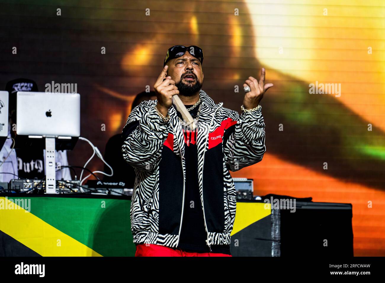 Denmark. 02nd Aug, 2023. The Jamaican dancehall singer and