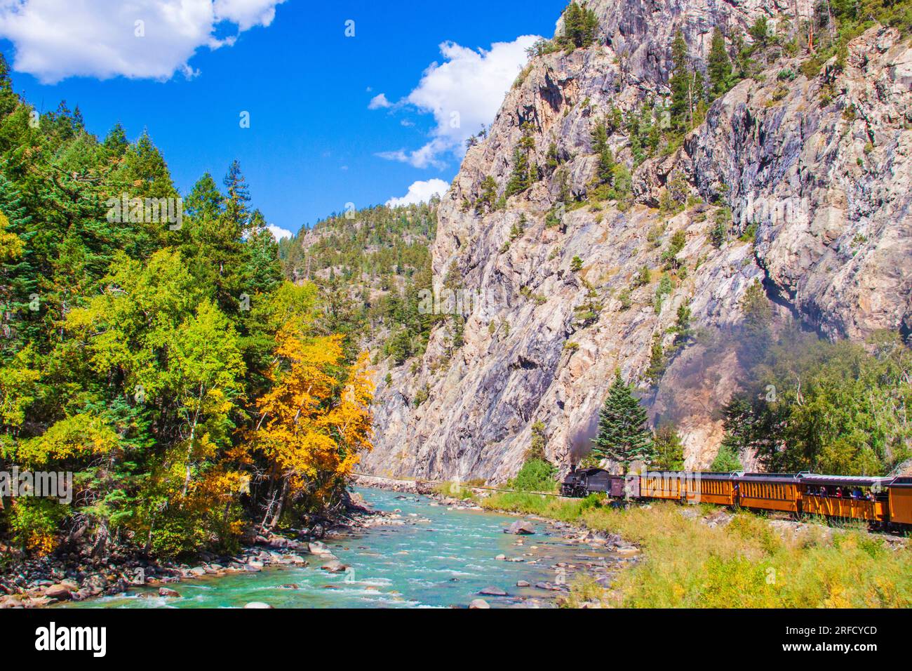 Durango and Silverton Narrow Gauge Railroad historic scenic train ride