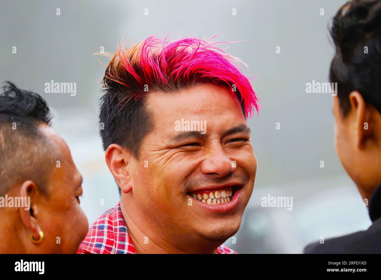 UNIQUE HAIR STYLE Stock Photo