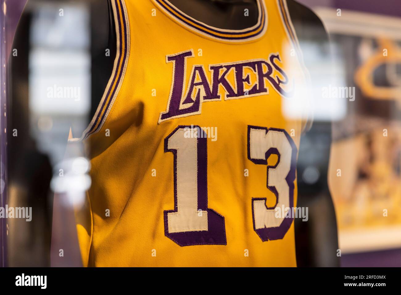 Wilt Chamberlain's jersey from first L.A. Lakers championship team