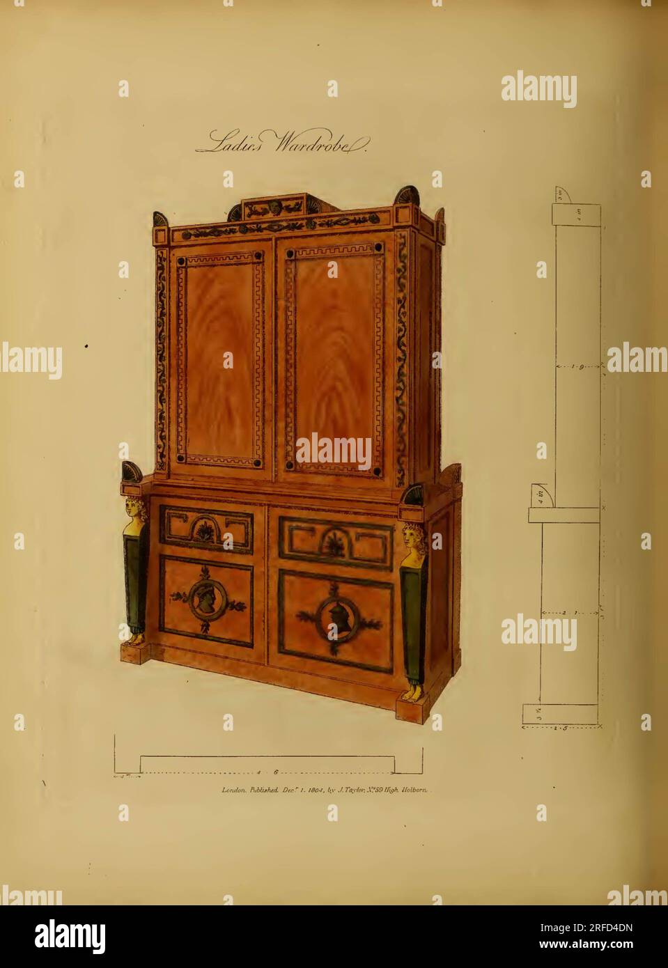 Collection of designs for household furniture and interior decoration