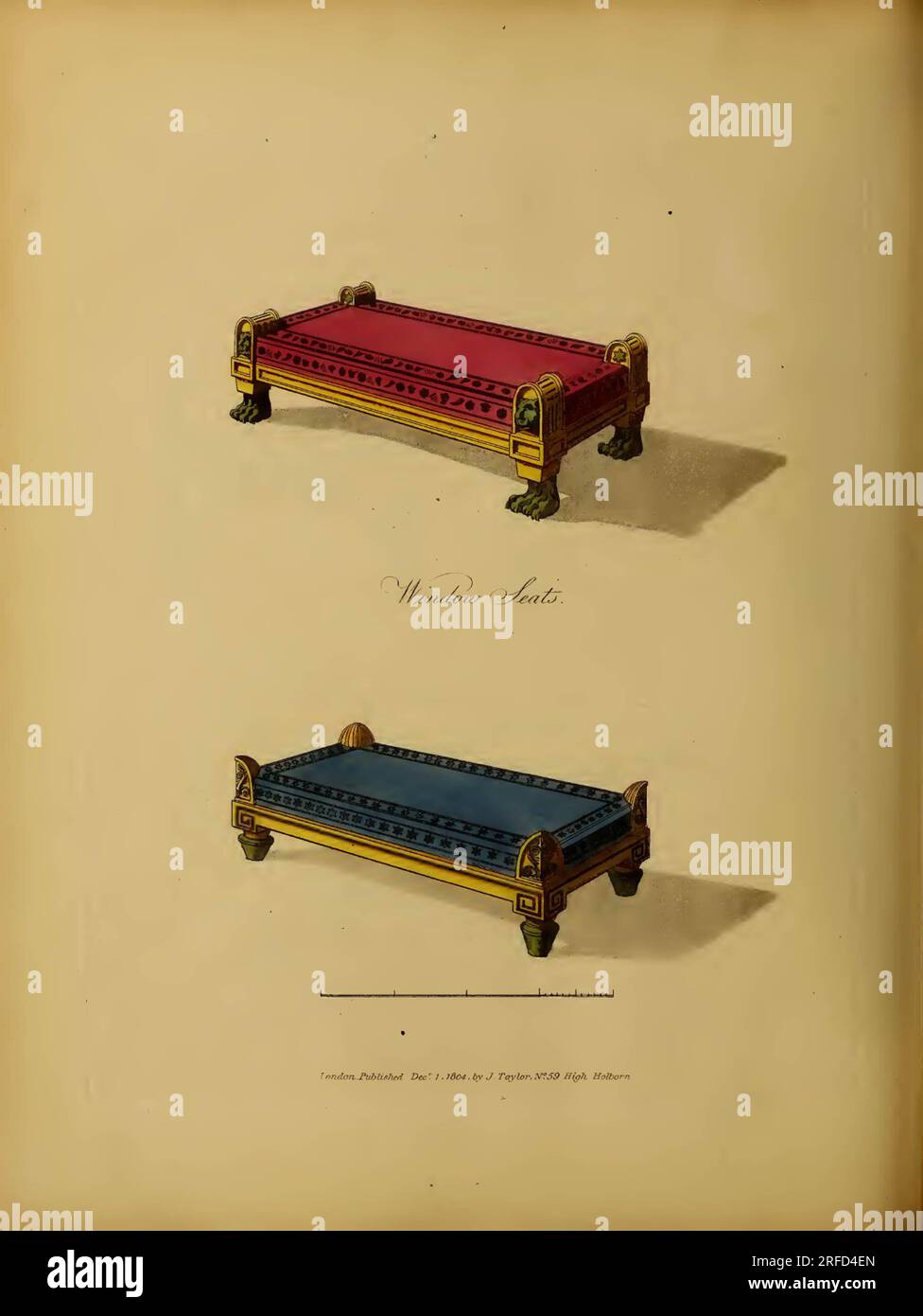 Collection of designs for household furniture and interior decoration