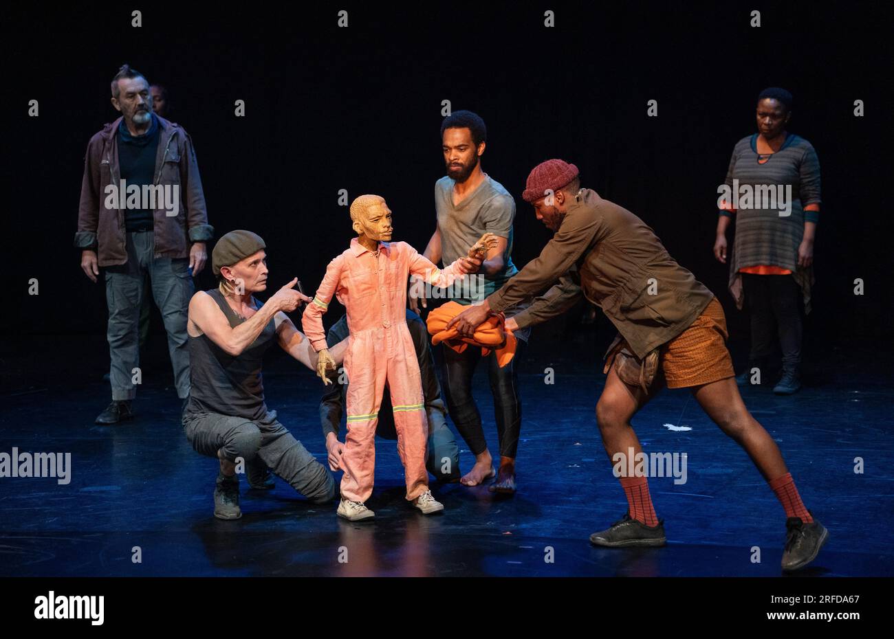 Edinburgh, Scotland, UK. 2nd August 2023. The Assembly Gala Launch showcases the best productions to perform at the Assembly venues during the Edinburgh Fringe 2023.  Pic; JM Coetzee’s Life and Times of Michael K.   Iain Masterton/Alamy Live News Stock Photo