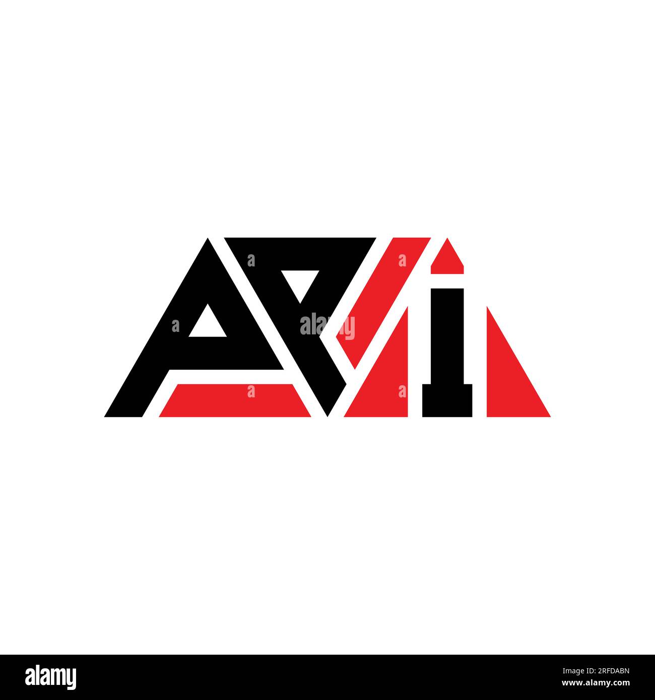 PPI triangle letter logo design with triangle shape. PPI triangle logo ...
