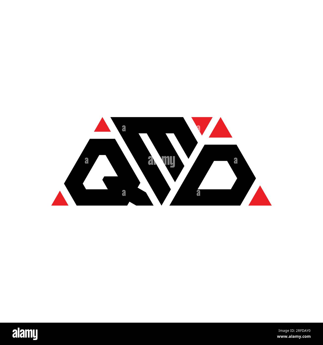 QMD triangle letter logo design with triangle shape QMD triangle logo QMD triangle letter logo design with triangle shape QMD triangle logo