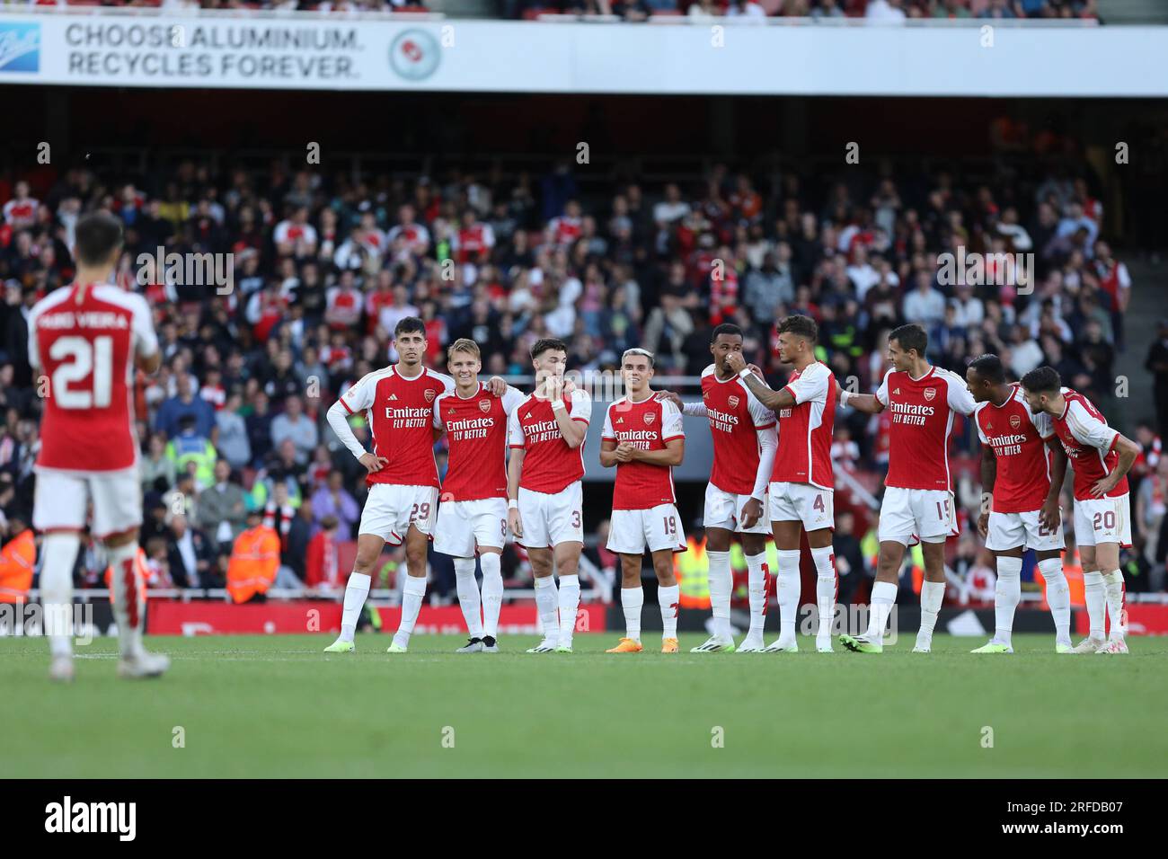 Arsenal line up 2023 hi-res stock photography and images