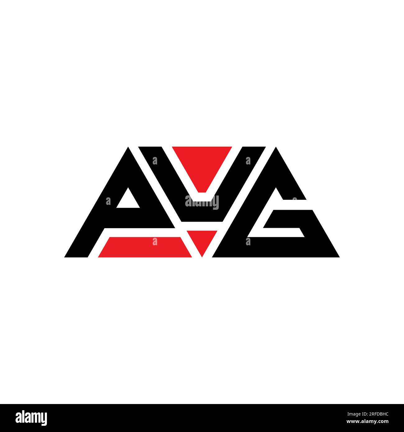 PUG triangle letter logo design with triangle shape. PUG triangle logo