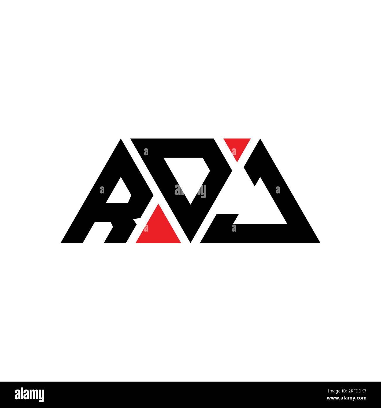 Rdj font Stock Vector Images - Alamy
