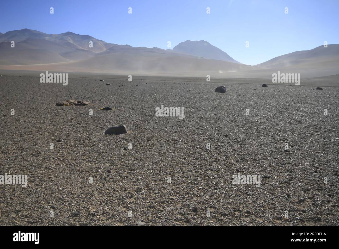 Rocks from Salvador Dali painting, Eduardo Alveroa, Uyuni Bolivia Stock Photo