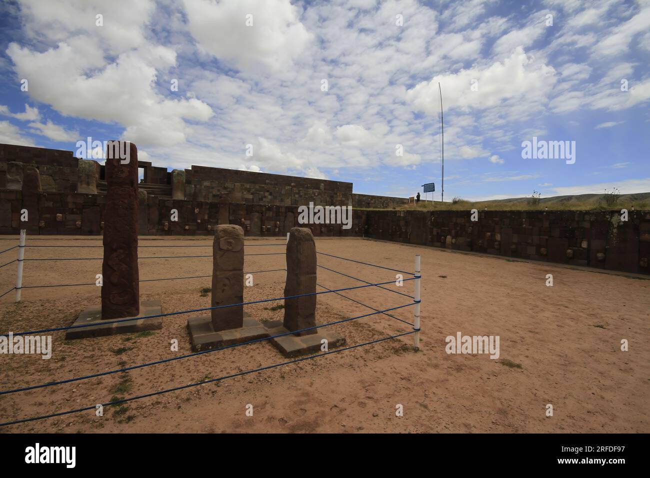 Tiwanaku Bolivia Stock Photo