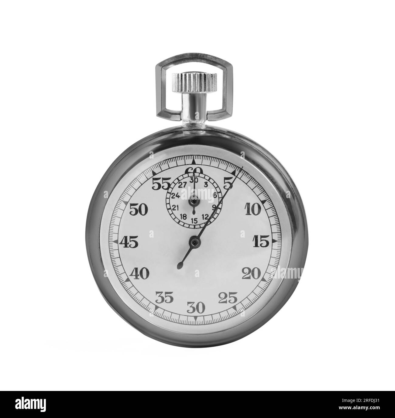 Vintage timer isolated on white. Measuring tool Stock Photo Alamy