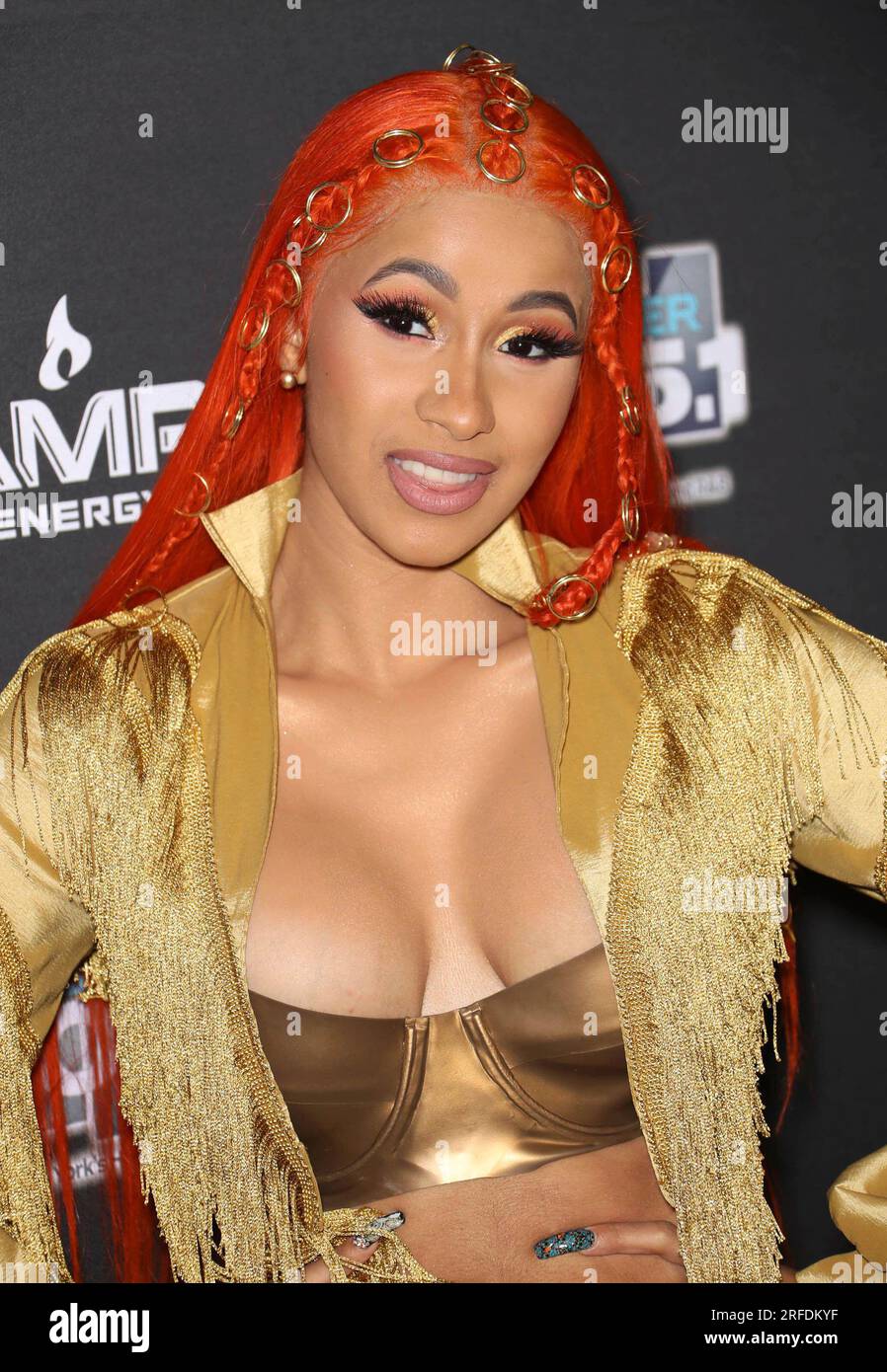 AUGUST 1st 2023: Rapper Cardi B is accused of hurling a microphone at a fan  who threw a drink at her while she was on stage during a concert  performance in Las