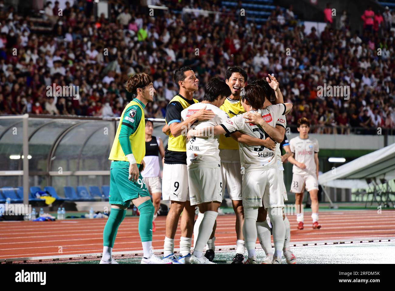 Kochi, Japan. 2nd Aug, 2023. Kawasaki Frontale team group
