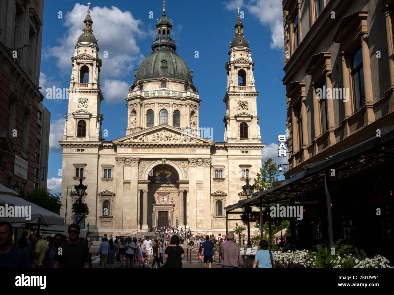 St. Stephen's Basilica in Budapest Hungary. Stock Photo