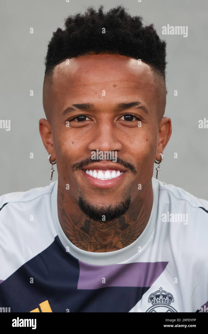 United States this Wednesday, August 2nd. Éder Militão of Real Madrid during a match against Juventus, International friendly at Camping World Stadium in the city of Orlando in the United States this Wednesday, August 2nd. Credit: Brazil Photo Press/Alamy Live News Stock Photo