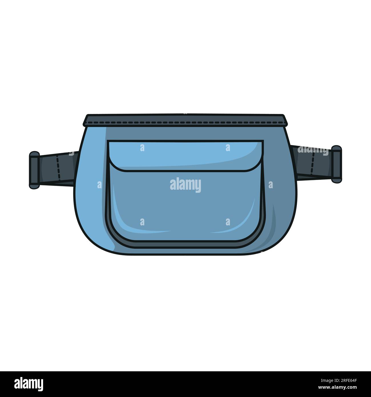 Waist bag. Different types of bags for money and cards, a modern bag