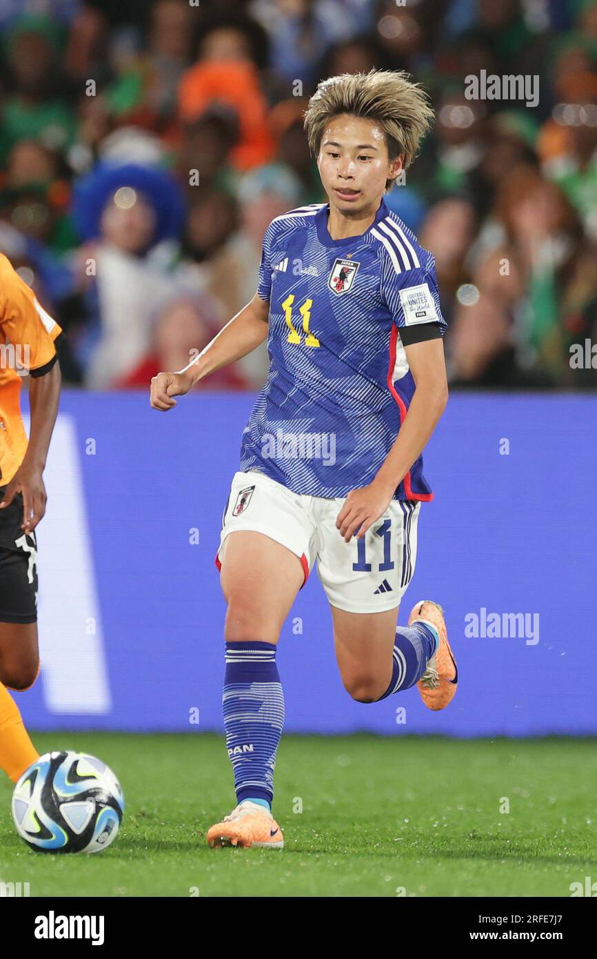 Hamilton, New Zealand. 22nd July, 2023. Mina TANAKA (JPN), Jul 22, 2023 - Football/Soccer : #11 Mina TANAKA of Japan runs with the ball during the FIFA Womens World Cup Australia & New Zealand 2023 Group C match between Japan and Zambia at Waikato Stadium in Hamilton, New Zealand. Credit: AFLO/Alamy Live News Stock Photo