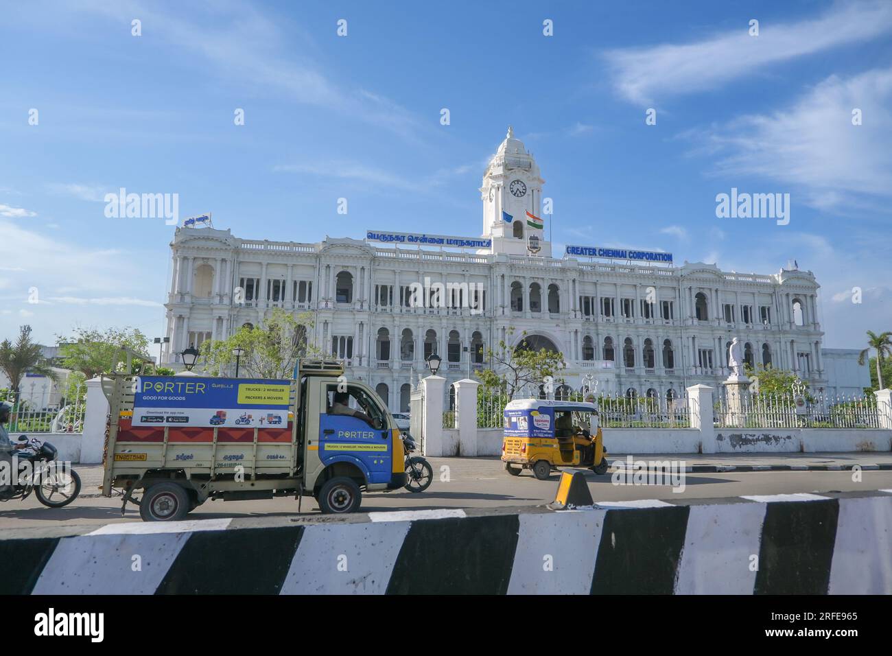 Chennai, India July 14, 2023 Greater Chennai Corporation Office is